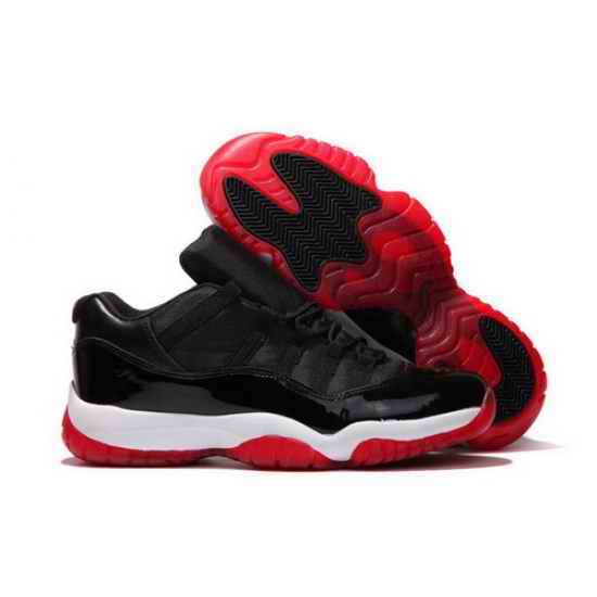 Air Jordan 11 Shoes 2013 Mens Low Black Red